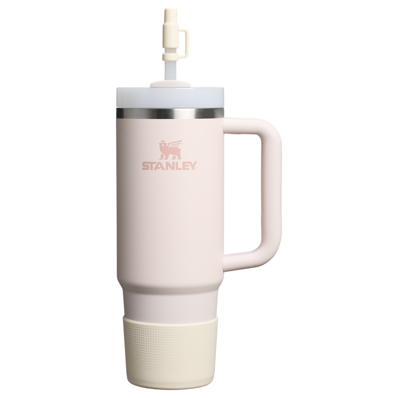 Stanley 1913 Stanley Quencher Boot and Straw Cover Set 30 OZ & 20 OZ in Cream | Front View