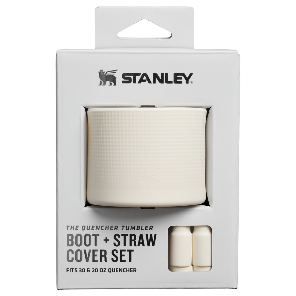 Stanley 1913 Stanley Quencher Boot and Straw Cover Set 30 OZ & 20 OZ in Cream | Front View