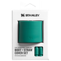 Stanley 40 OZ Quencher Tumbler Boot & Straw Cover In Alpine Green