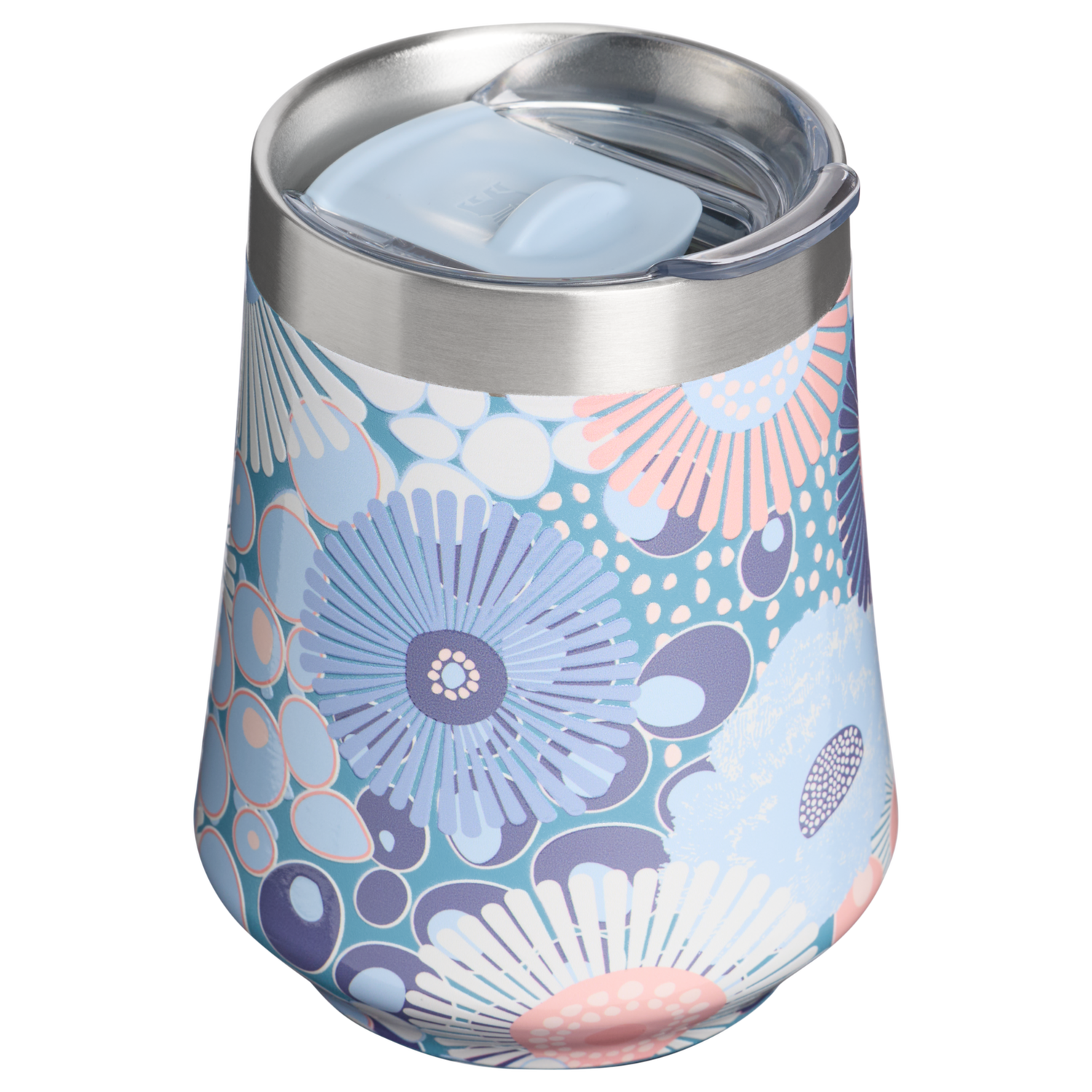 Stanley 1913 The Reserve Wine Tumbler 11 OZ in Blue Dream Wildflower | View 1