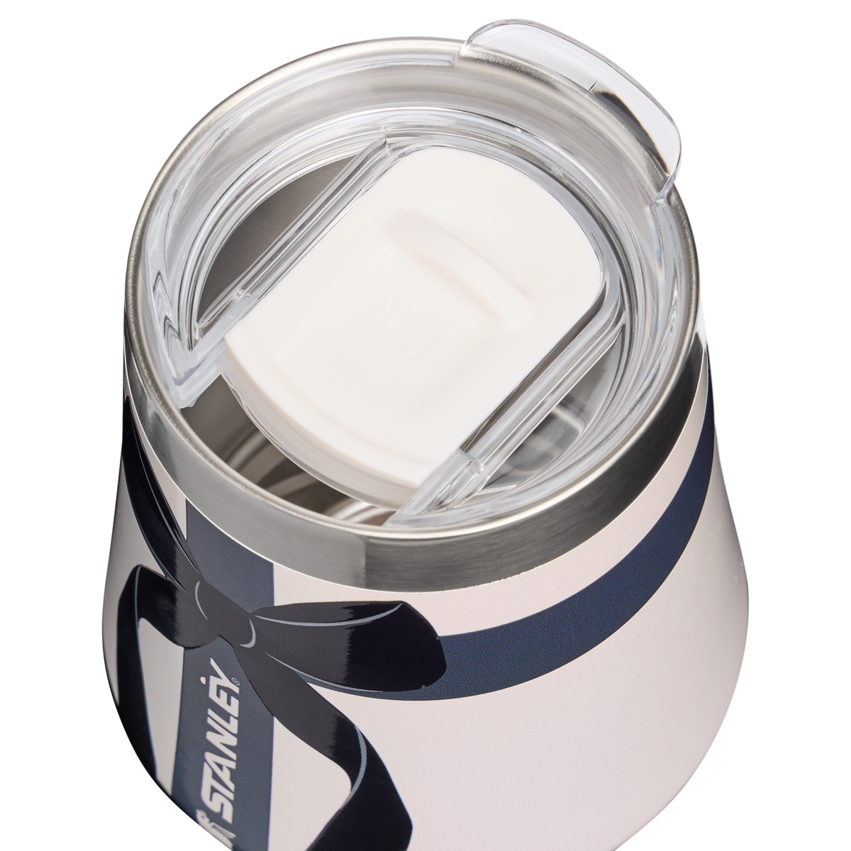 Stanley 1913 The Reserve Wine Tumbler 11 OZ in Salt Ribbon | Lid Detailed View