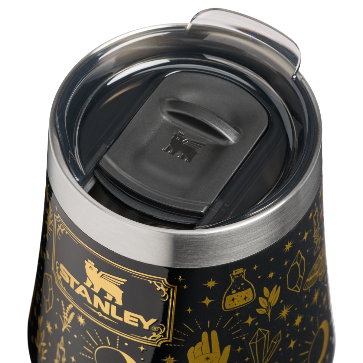 Stanley 1913 Halloween Reserve Wine Tumbler 11 OZ in Black Magic | Lid Detailed View