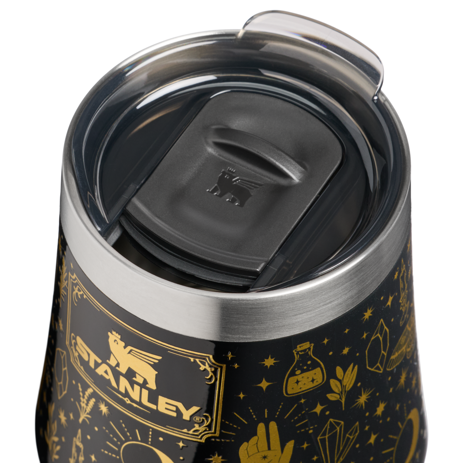 Stanley 1913 Halloween Reserve Wine Tumbler 11 OZ in Black Magic | Lid Detailed View