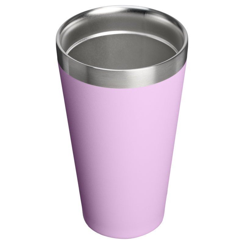Stanley 1913 Adventure Stacking Beer Pint 16 OZ in Soft Orchid | Back View
