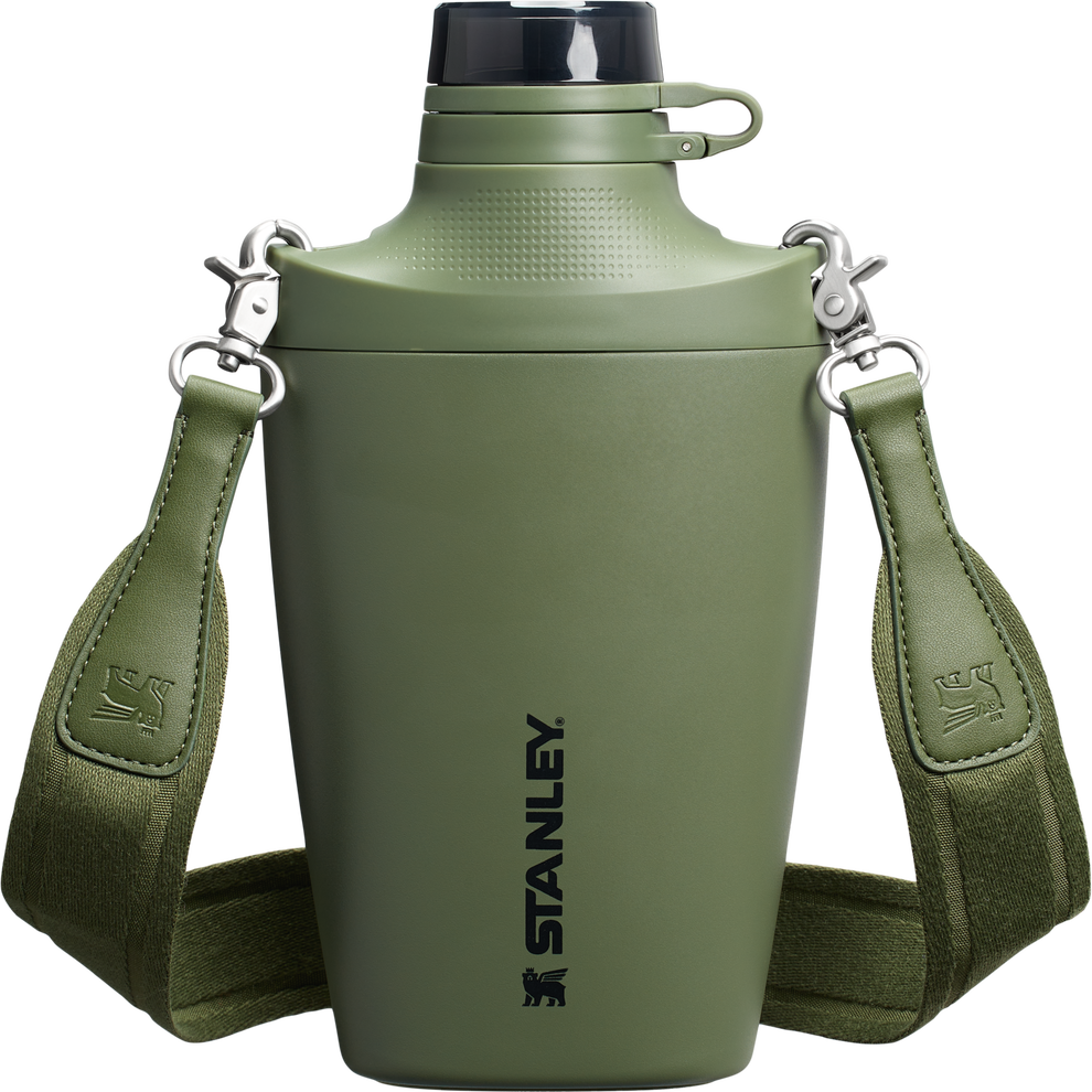 Stanley 23 OZ Stanley Cross Body Water Bottle In Dried Pine Green