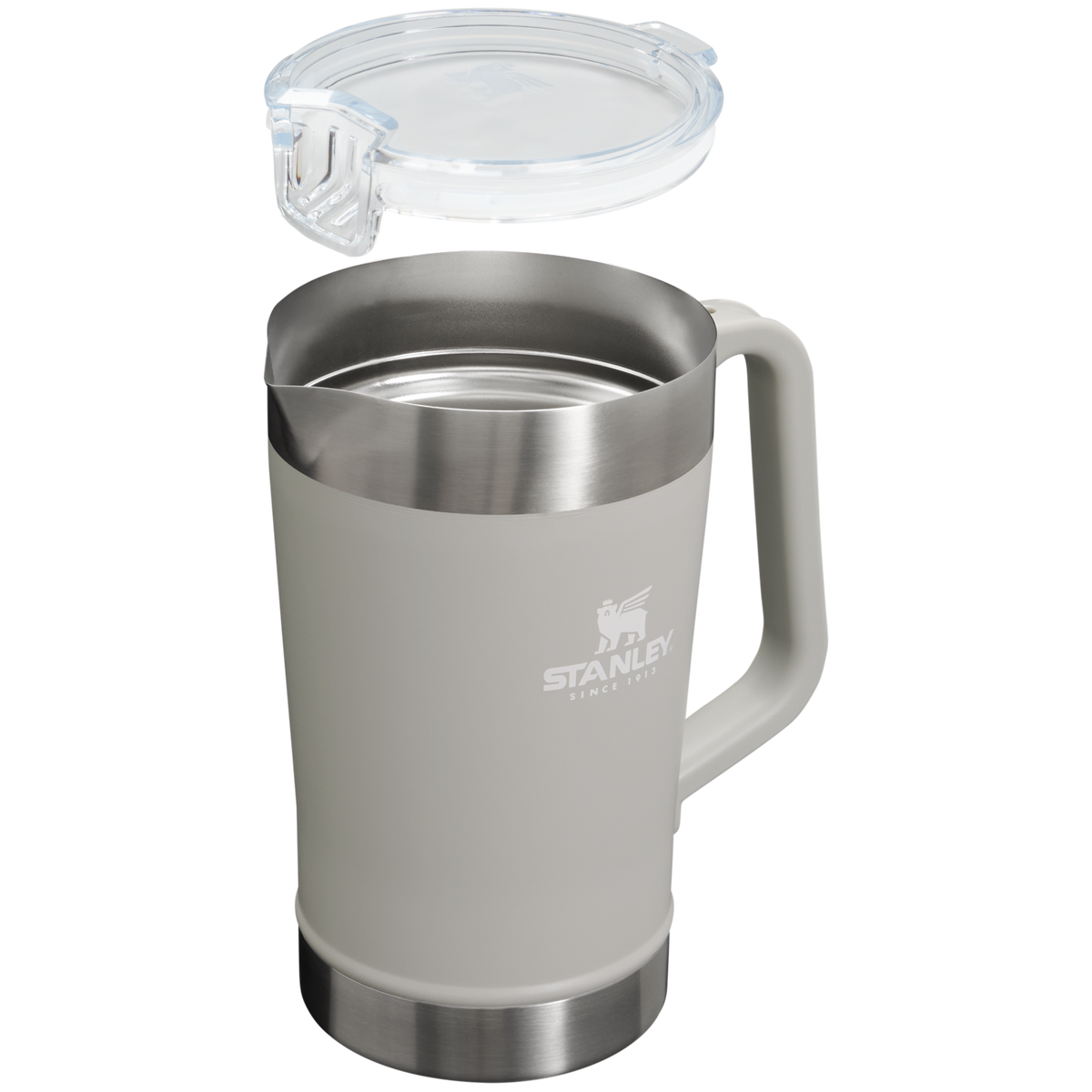 Stanley 1913 Classic Stay Chill Beer Pitcher 64 OZ in Ash | Cross Section View