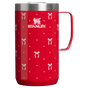 Swatch for Stanley 1913 The Stay-Hot Camp Mug 24 OZ in Rouge Bows | Front View