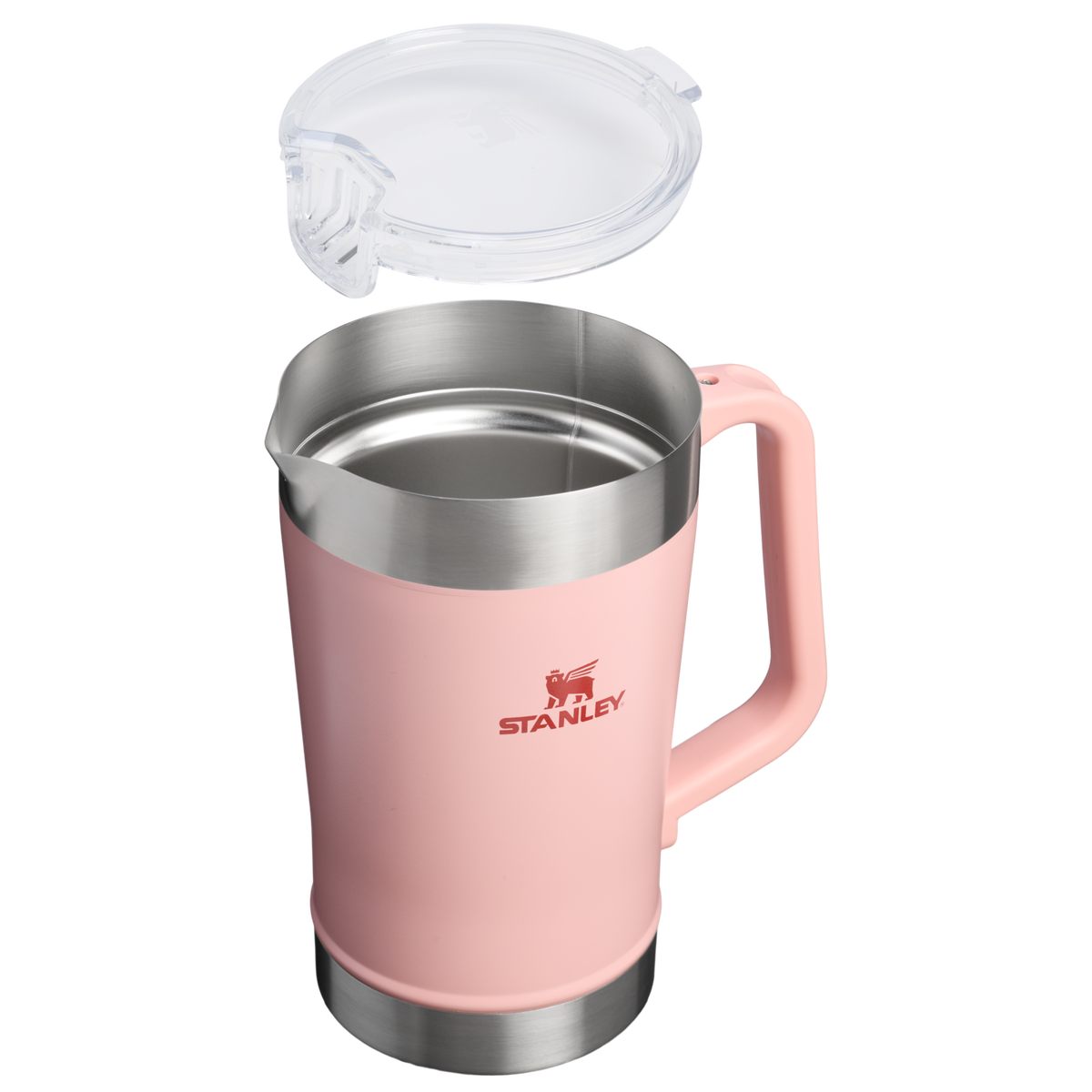 Stanley 1913 Classic Stay Chill Beer Pitcher 64 OZ in Peach Rose | Cross Section View