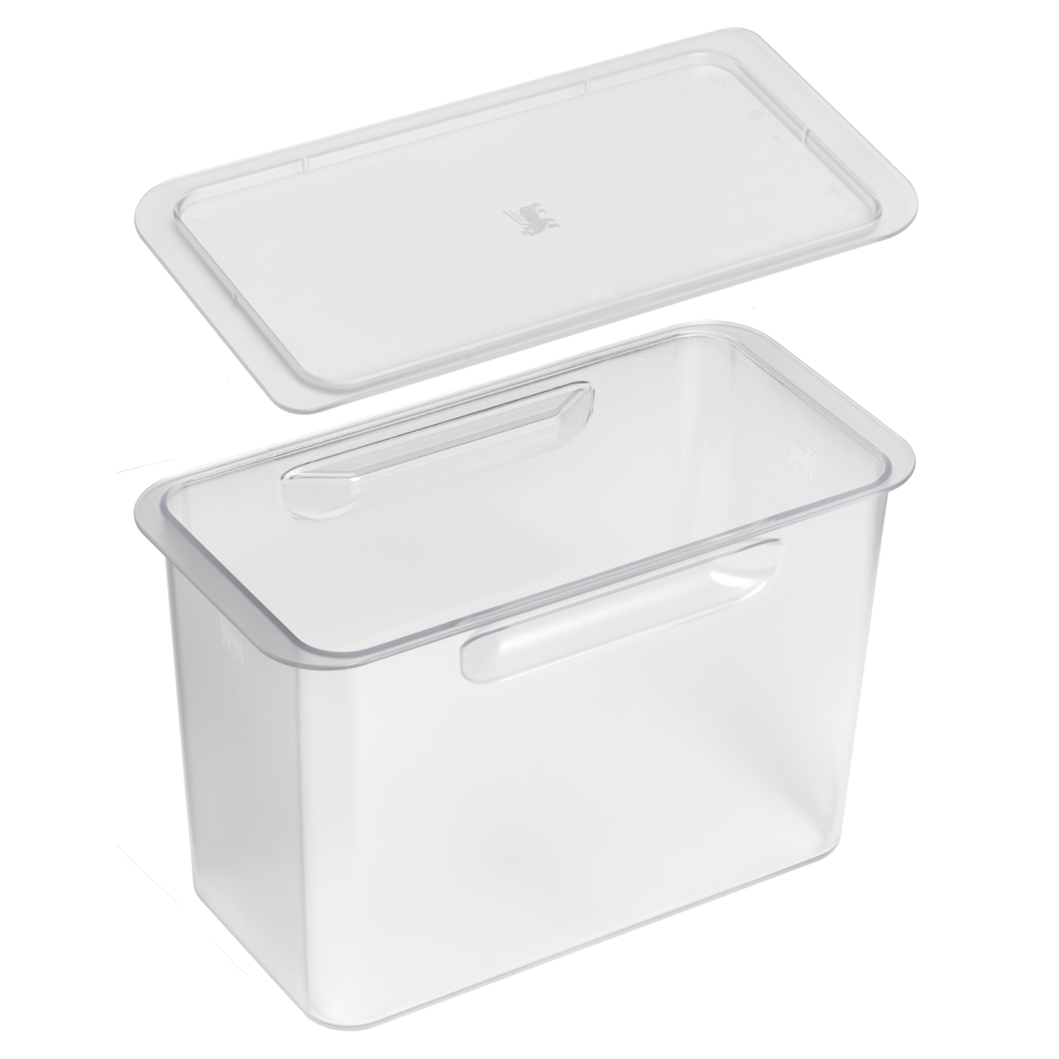 Stanley 1913 Steel Cooler Storage Bins Large in Clear | View 2
