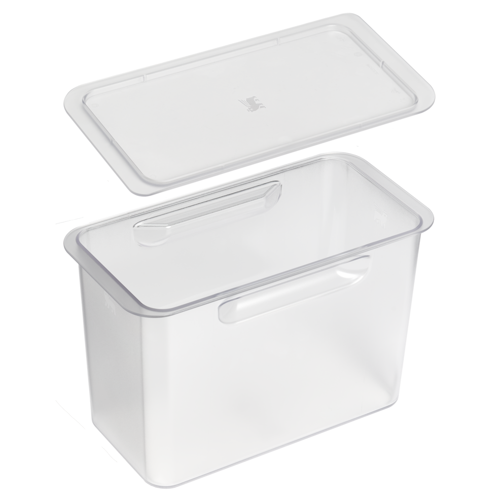 Stanley 1913 Steel Cooler Storage Bins Large in Clear