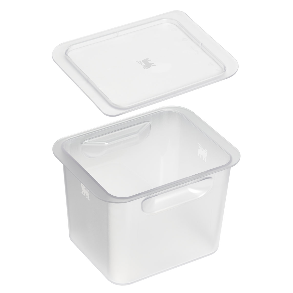 Stanley 1913 Steel Cooler Storage Bins in Clear / Small