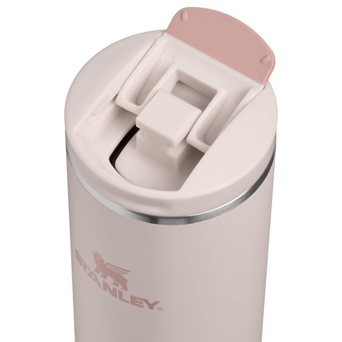 Stanley 1913 The Transit Flip Top Mug 16 OZ in Rose Quartz