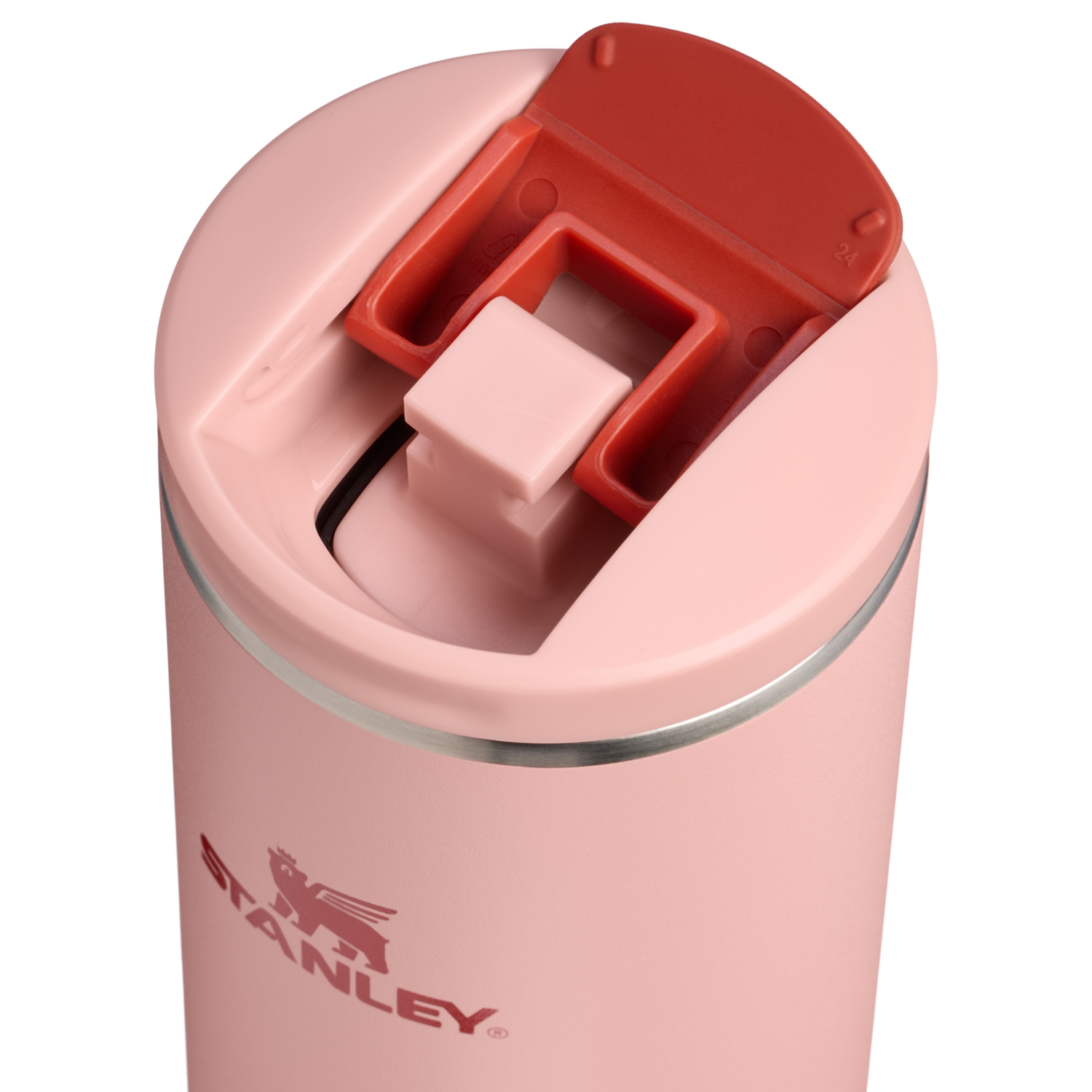 Stanley 1913 The Transit Flip Top Mug 20 OZ in Peach Rose | View 2