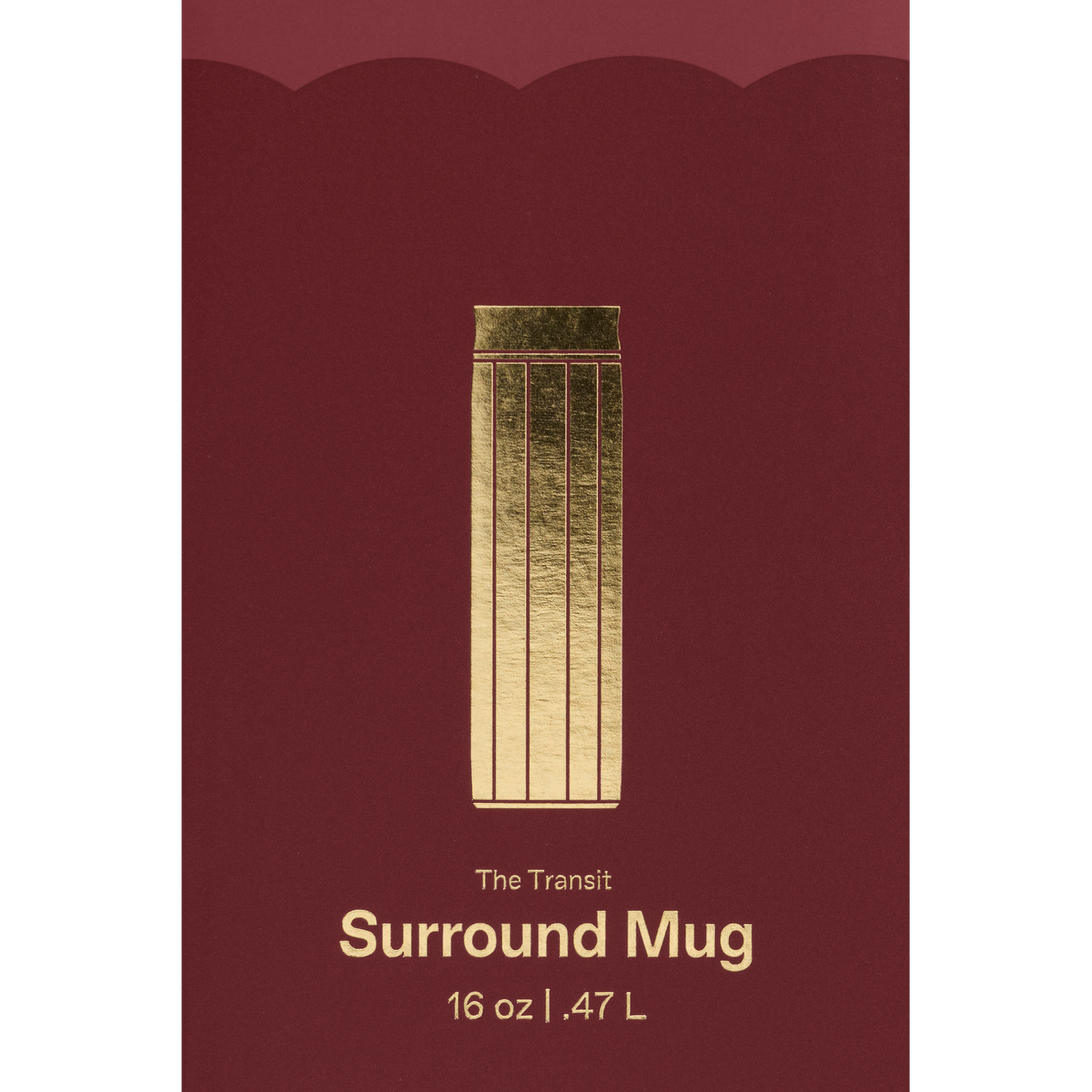 Stanley 1913 The Valentine’s Day Transit Surround Mug 16 OZ in Red Velvet Gloss | View 3