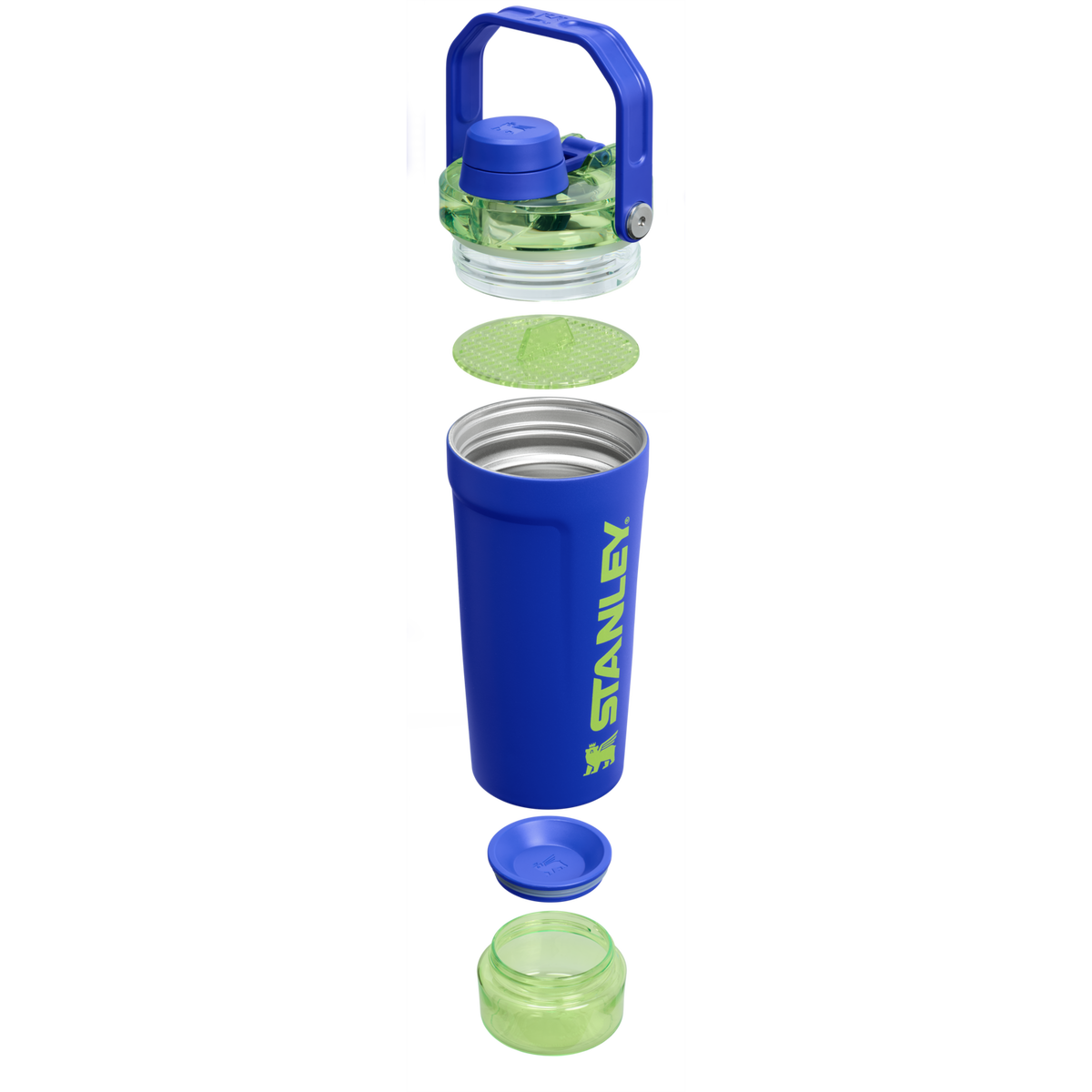 Stanley 1913 The Vitalize™ Shaker Bottle 20 OZ in Cobalt Chartreuse
