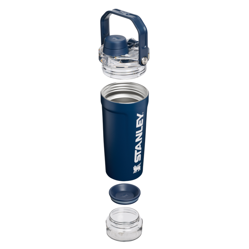 Stanley 1913 The Vitalize™ Shaker Bottle 20 OZ in Dark Navy | Cross Section View