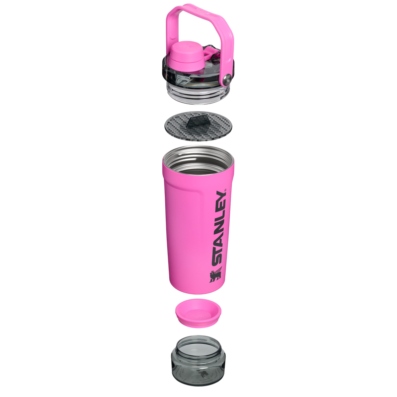 Stanley 1913 The Vitalize™ Shaker Bottle 20 OZ in Hot Pink | Cross Section View