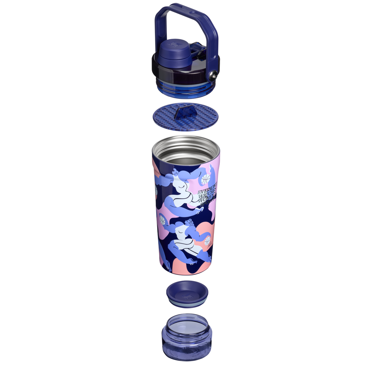 Stanley 1913 The Vitalize™ Shaker Bottle 20 OZ in TOGETHXR Flux | Cross Section View