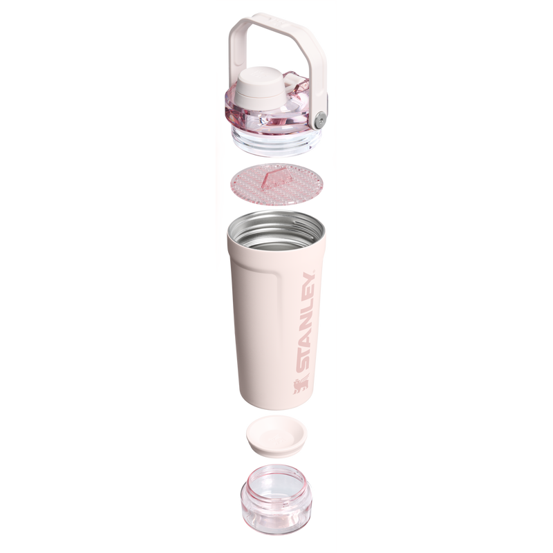 Stanley 1913 The Vitalize™ Shaker Bottle 20 OZ in Rose Quartz | Cross Section View