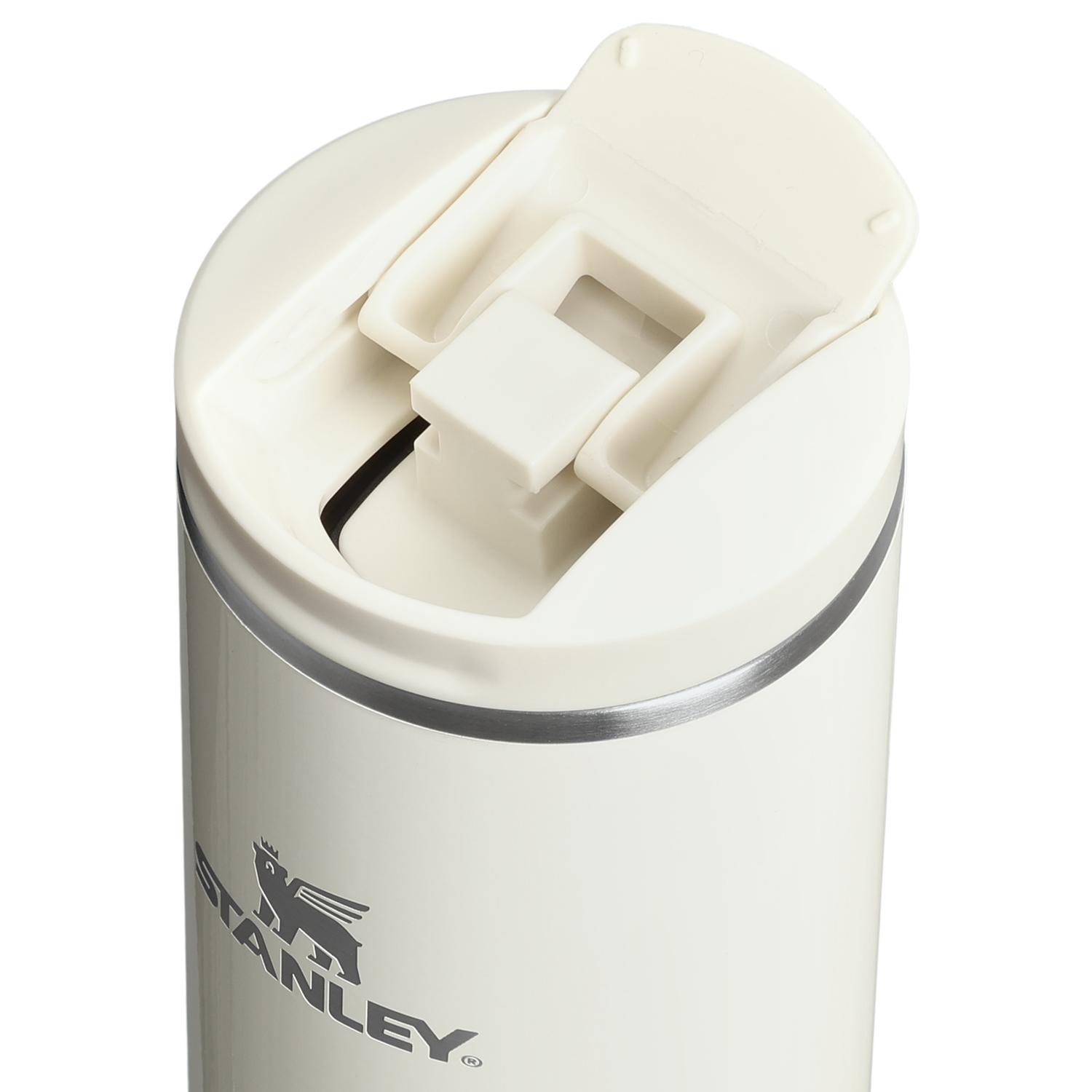 Stanley 1913 The Transit Flip Top Mug 16 OZ in Cream Gloss | View 2