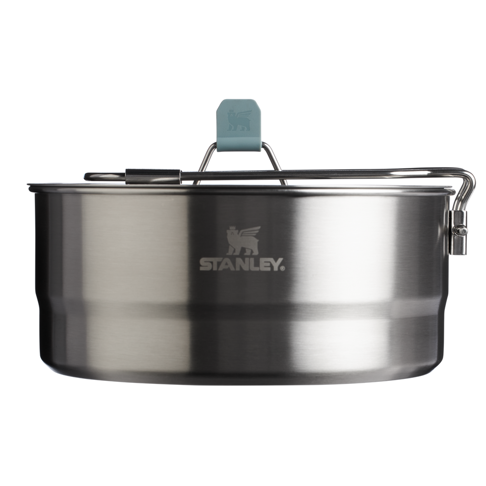 Stanley 1913 The Wildfare Pro Saucepan Cookset 5-piece set 2 QT in Shale + Charcoal