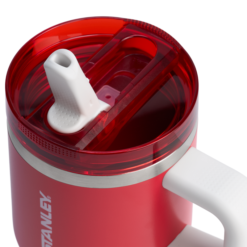 Stanley 1913 Stanley 1913 x Arsenal Quencher® ProTour Flip Straw Tumbler 20 OZ in Arsenal DNA Red | Lid Detailed View