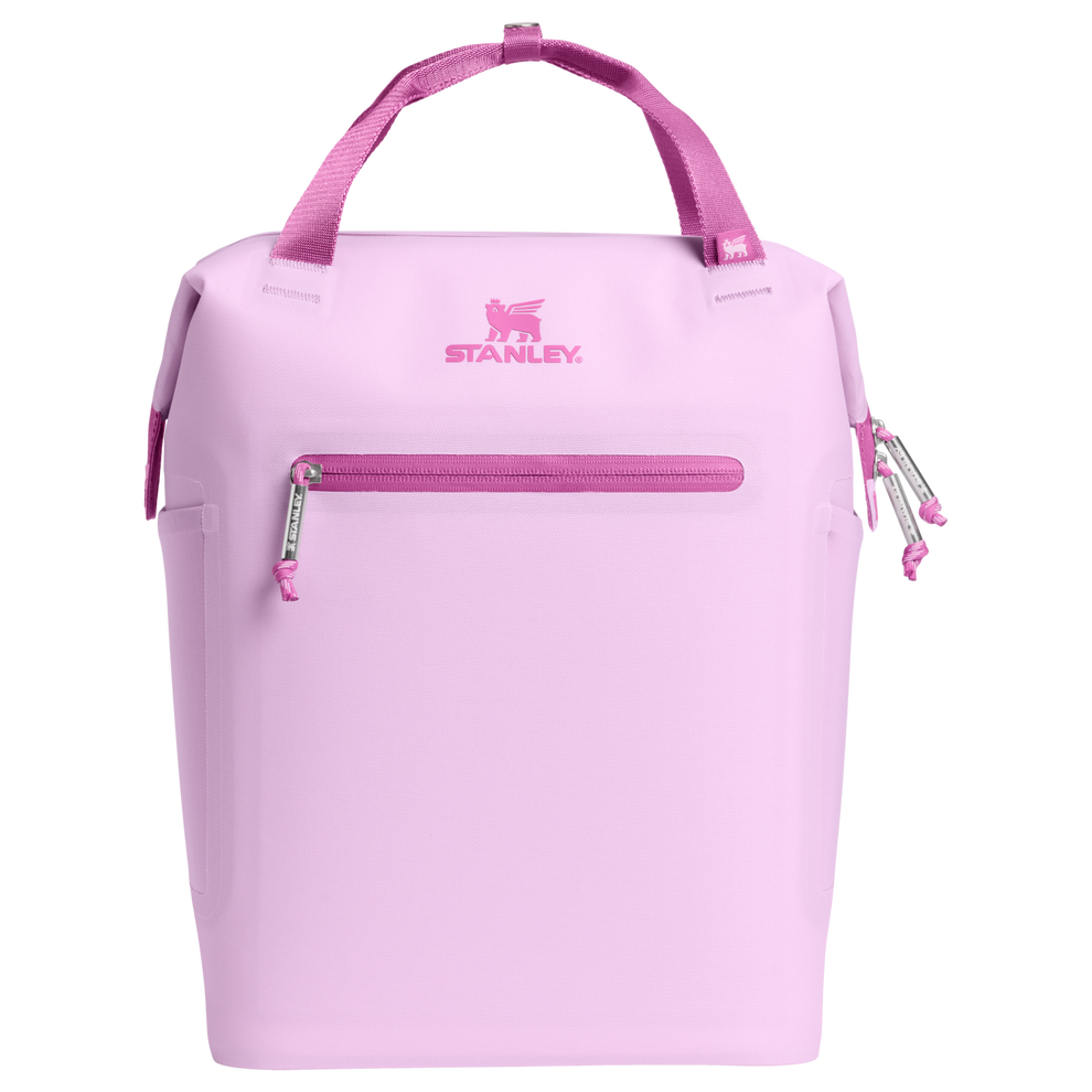 Stanley 1913 The All Day Madeleine Mini Cooler Backpack 20 Can 14 QT 13.2 L in Soft Orchid