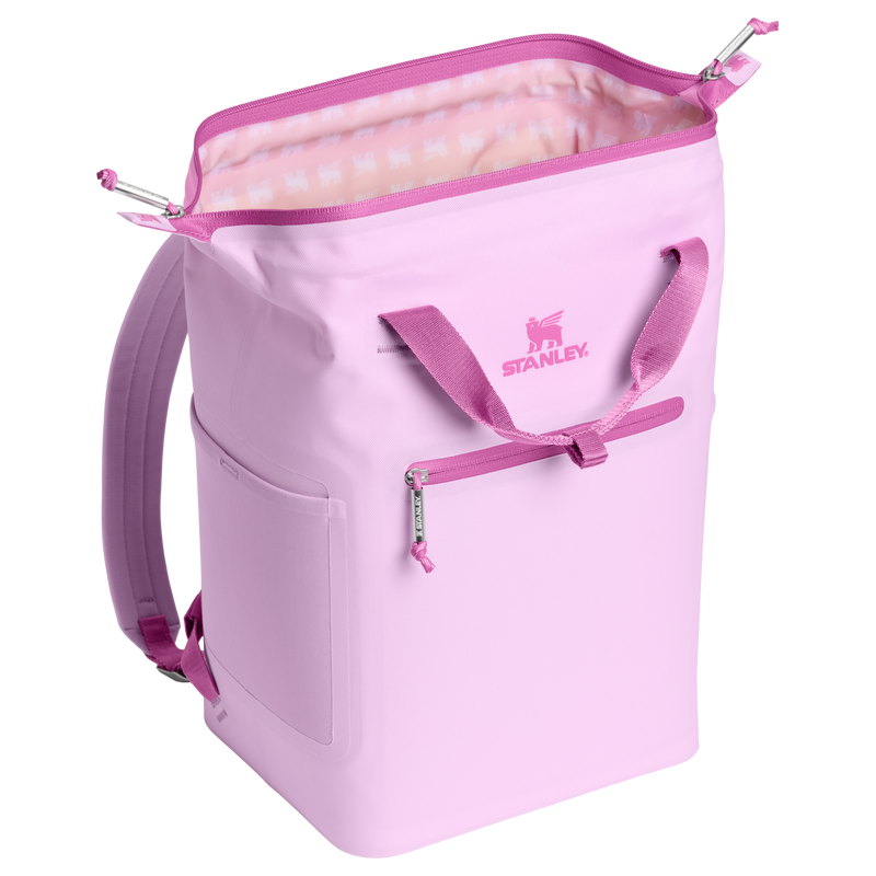 Stanley 1913 The All Day Madeleine Mini Cooler Backpack 20 Can 14 QT 13.2 L in Soft Orchid