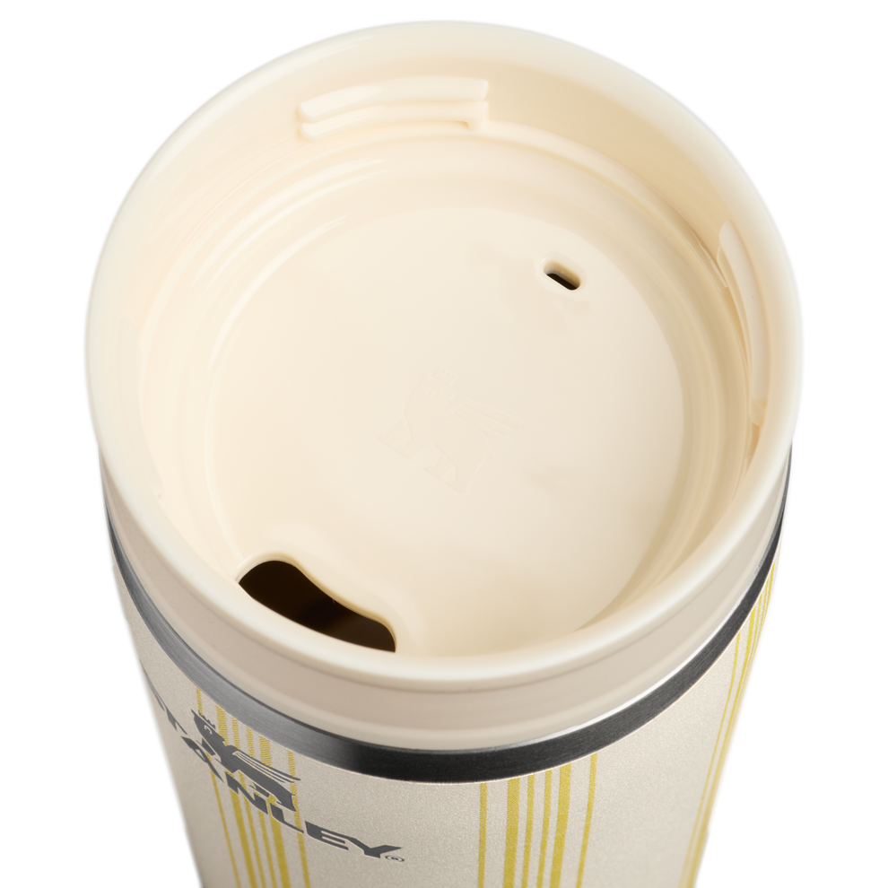 Stanley 1913 The Café-To-Go Travel Mug 12 OZ in Cream Picnic Stripe