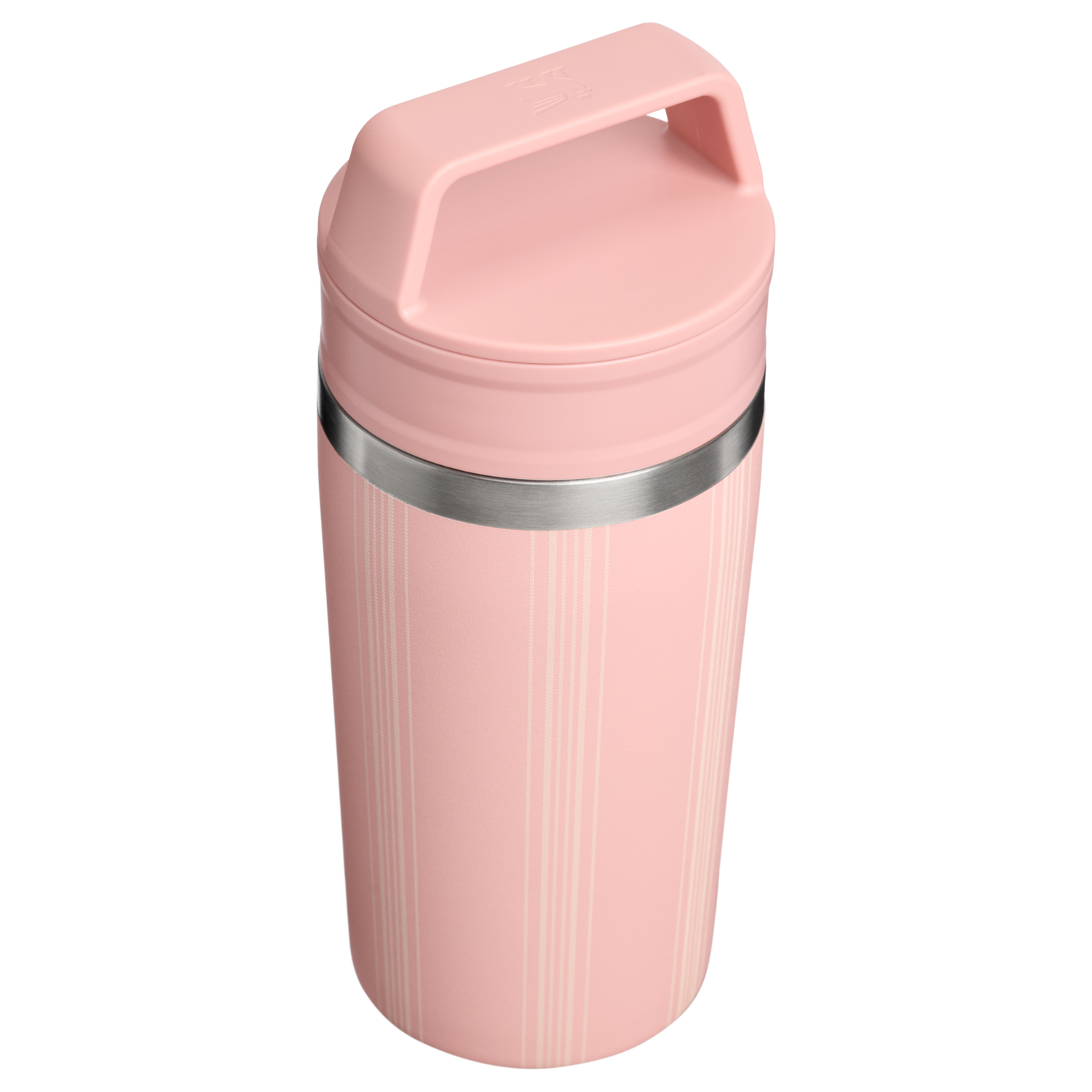 Stanley 1913 The Café-To-Go Travel Mug 12 OZ in Peach Rose Picnic Stripe | View 1