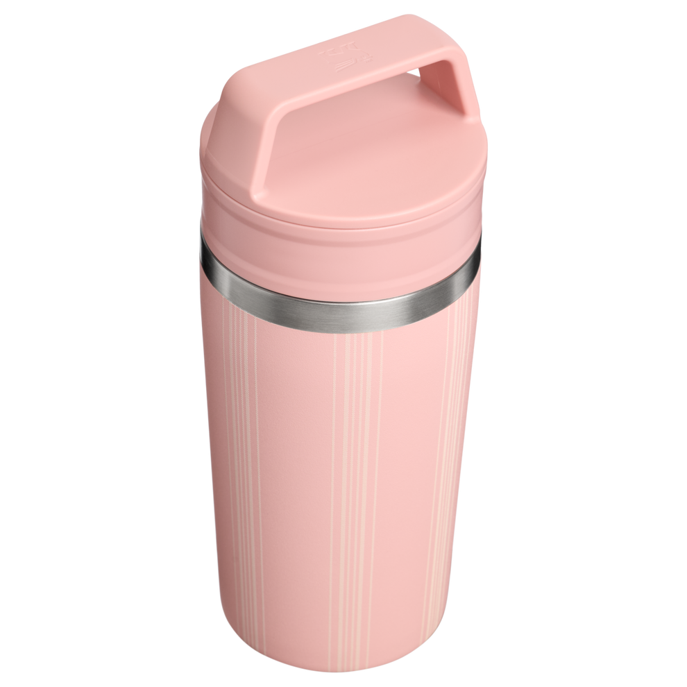Stanley 1913 The Café-To-Go Travel Mug 12 OZ in Peach Rose Picnic Stripe