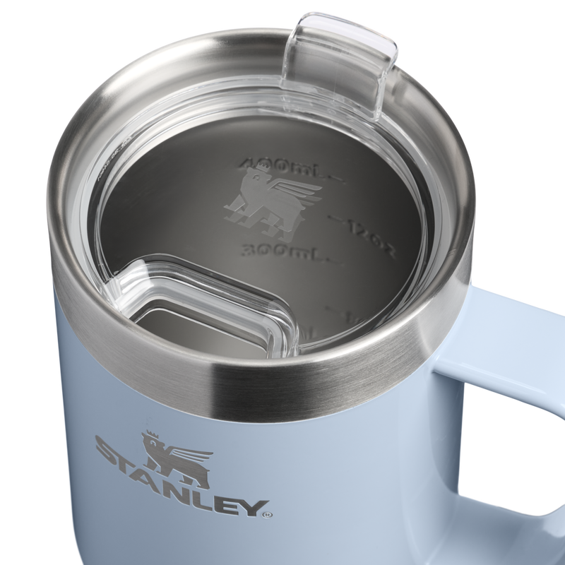 Stanley 1913 The Everyday Suburban Mug 16 OZ in Blue Dream Gloss | Lid Detailed View