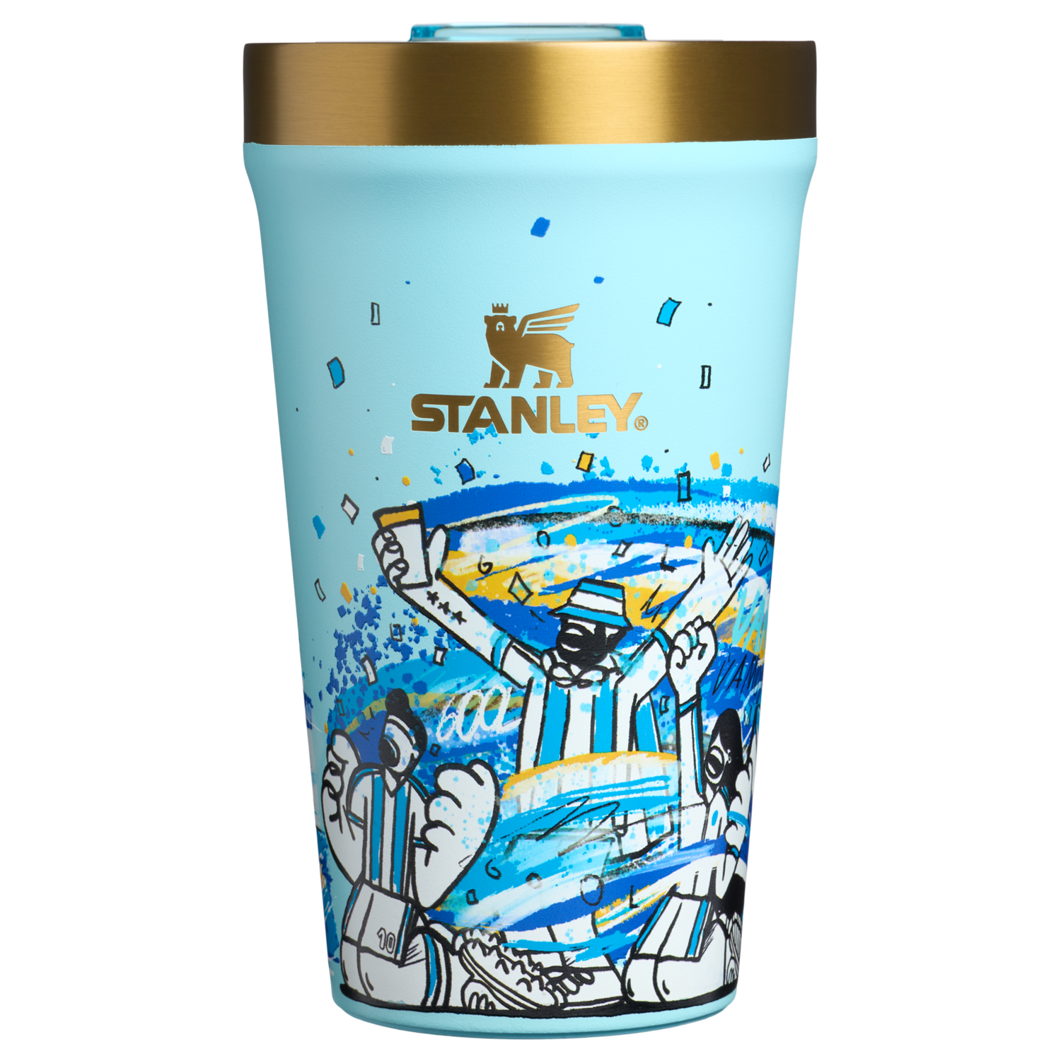 Stanley 1913 The Fútbol Artist Collection Everyday Tumbler 16 OZ in Argentina | Front View