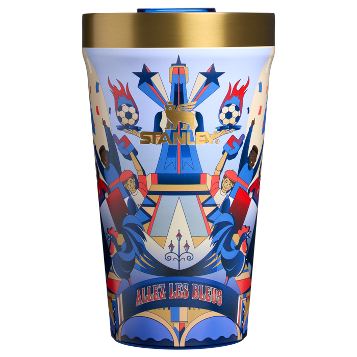 Stanley 1913 The Fútbol Artist Collection Everyday Tumbler 16 OZ in France | Front View