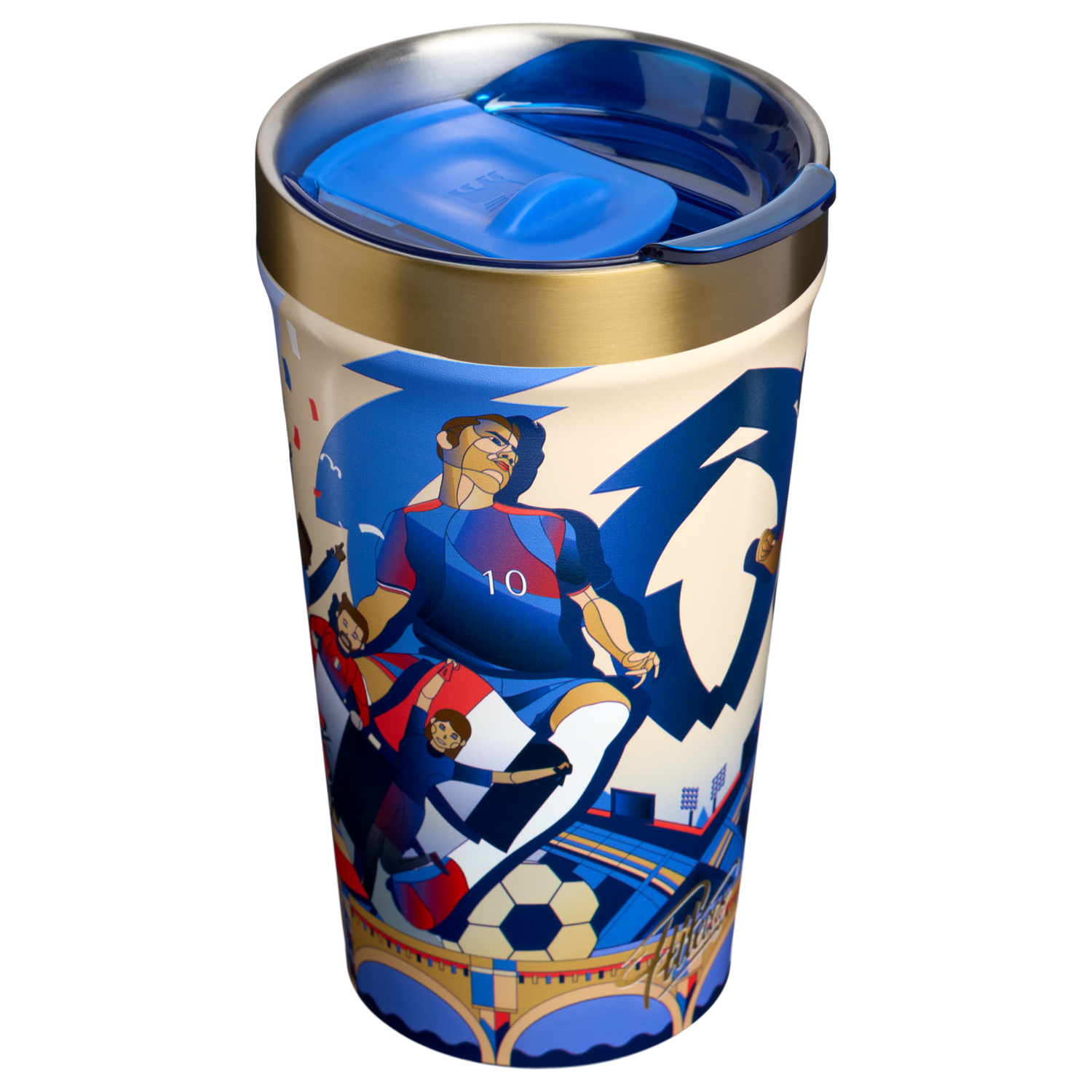 Stanley 1913 The Fútbol Artist Collection Everyday Tumbler 16 OZ in France | Back View