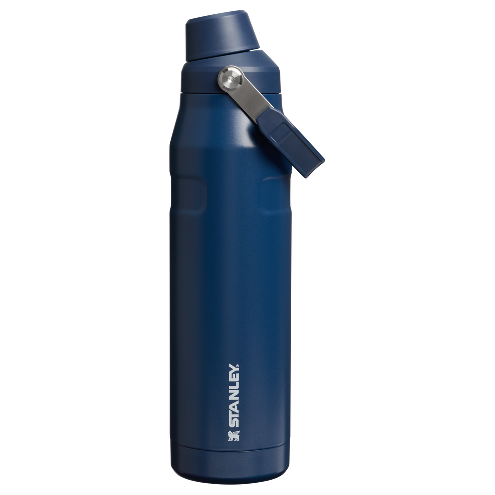 Stanley 1913 IceFlow™ Bottle with Fast Flow Lid 36 OZ in Dark Navy | Front View