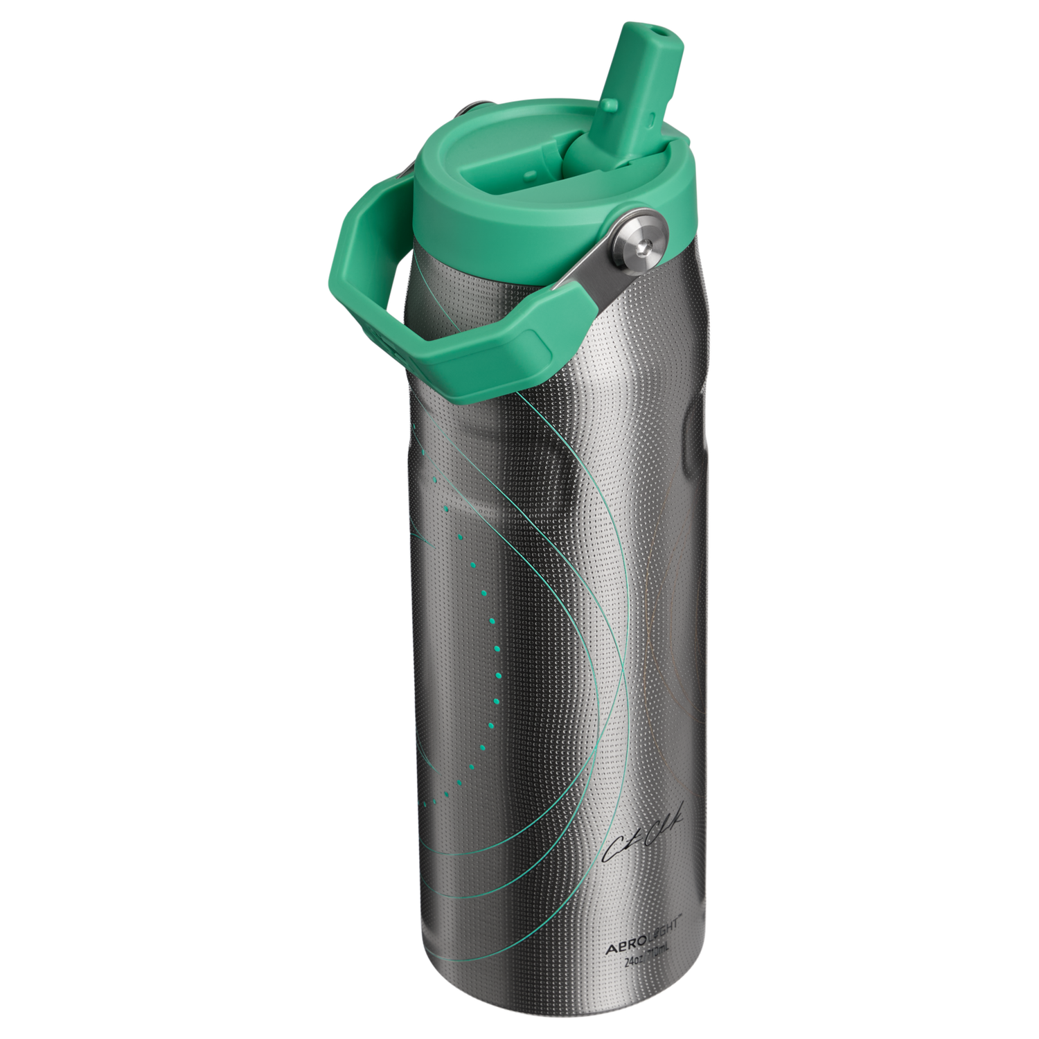 Stanley 1913 Stanley 1913 x Caitlin Clark IceFlow™ Flip Straw 2.0 Bottle 24 OZ in Caitlin Clark Future | Back View