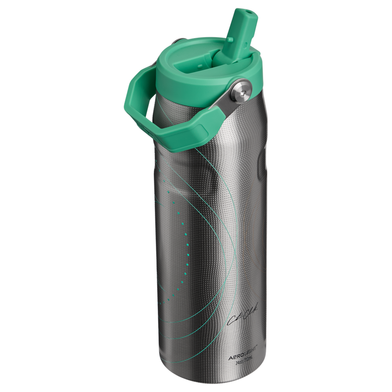Stanley 1913 Stanley 1913 x Caitlin Clark IceFlow™ Flip Straw 2.0 Bottle 24 OZ in Caitlin Clark Future | Back View