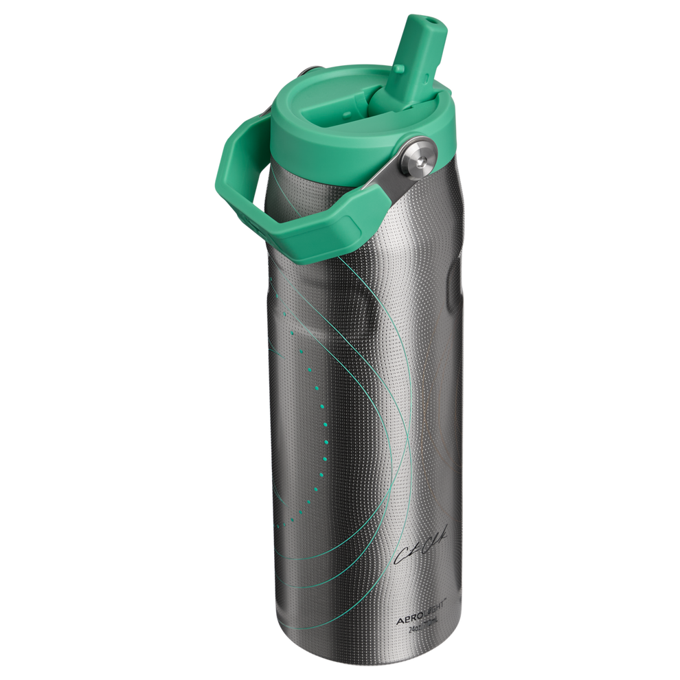 Stanley 1913 Stanley 1913 x Caitlin Clark IceFlow™ Flip Straw 2.0 Bottle 24 OZ in Caitlin Clark Future | Back View