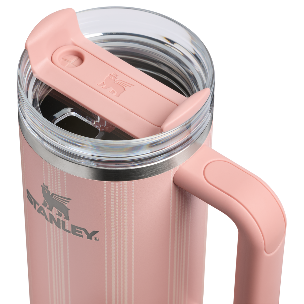 Stanley 1913 The Quencher H2.0 Flowstate™ Tumbler 30 OZ in Peach Rose Picnic Stripe