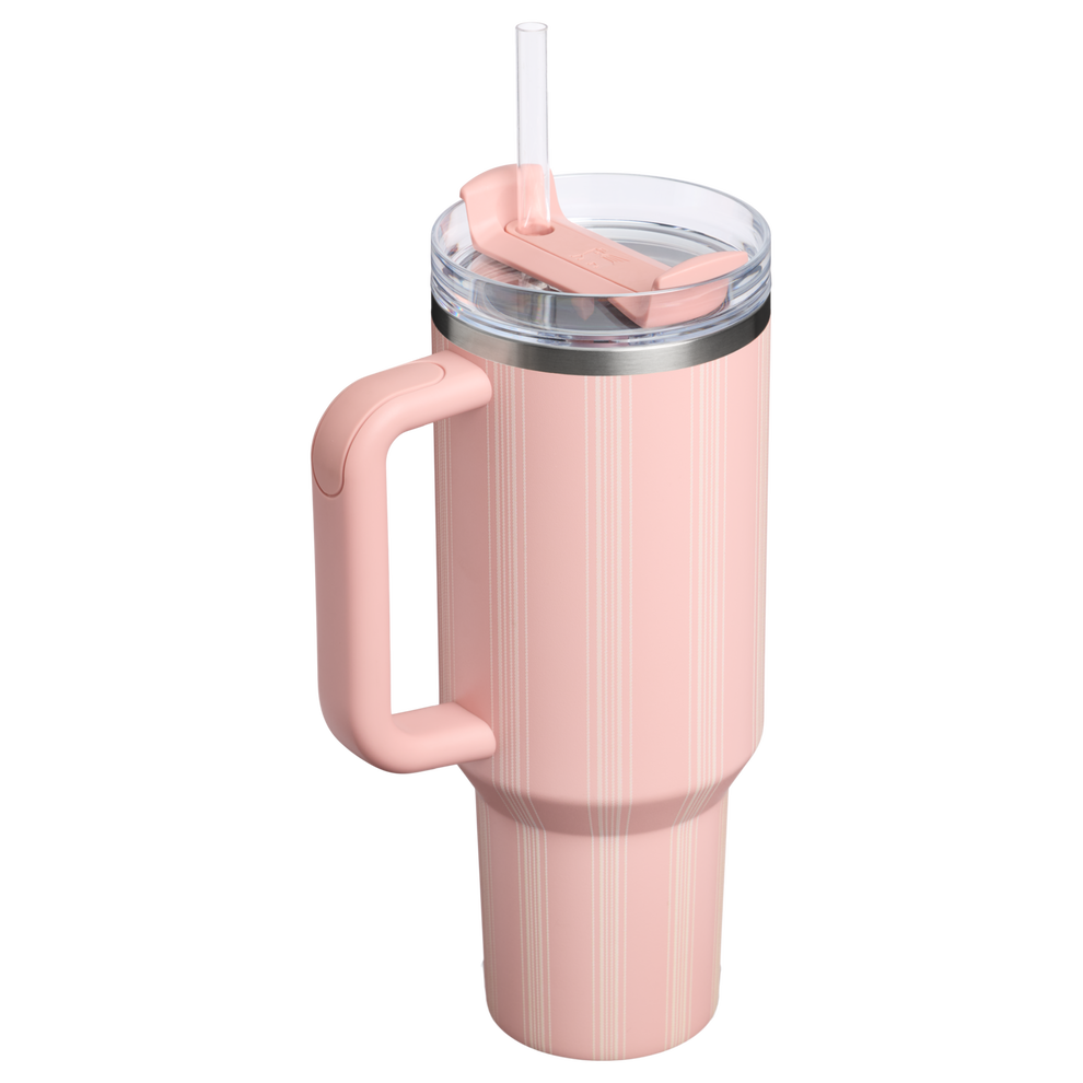 Stanley 1913 The Quencher H2.0 Flowstate™ Tumbler in Peach Rose Picnic Stripe