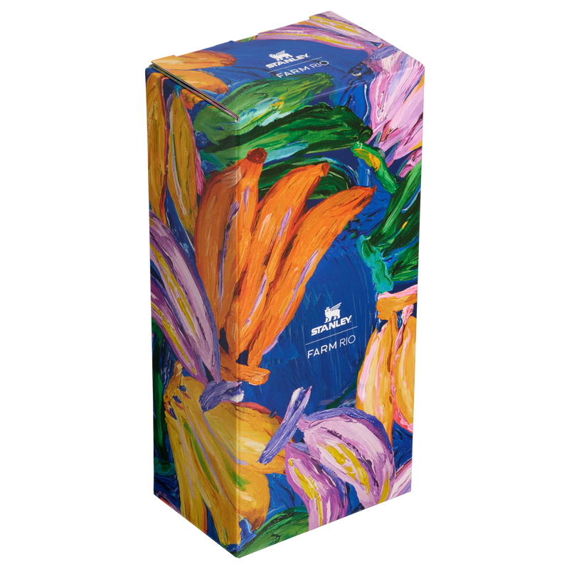 Stanley 1913 Stanley 1913 x FARM Rio Quencher® H2.0 Flowstate™ Tumbler 30 OZ in Farm Rio Painted Bananas | Front View
