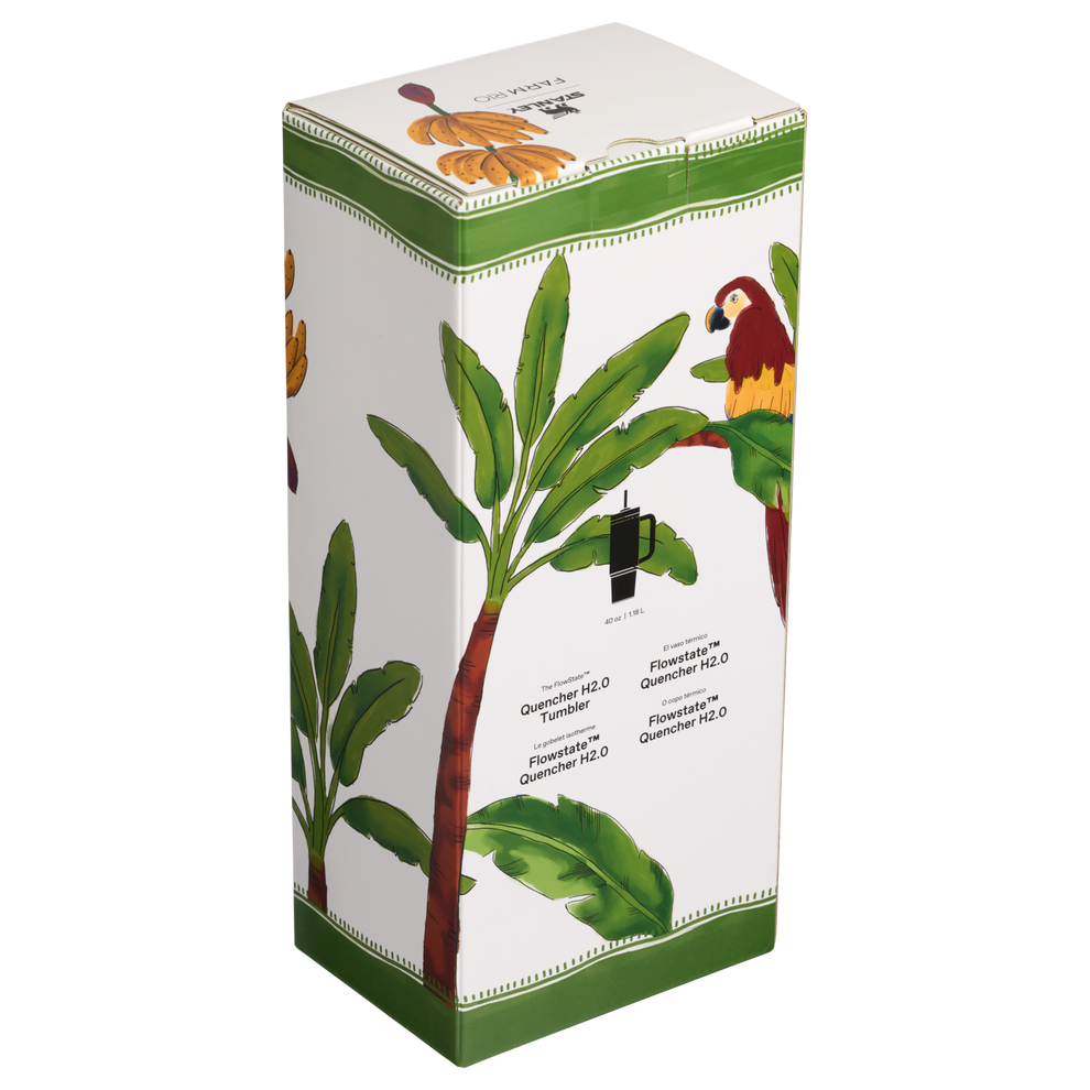 Stanley 1913 Stanley 1913 x FARM Rio Quencher® H2.0 Flowstate™ Tumbler 40 OZ in Farm Rio Tropical Destiny