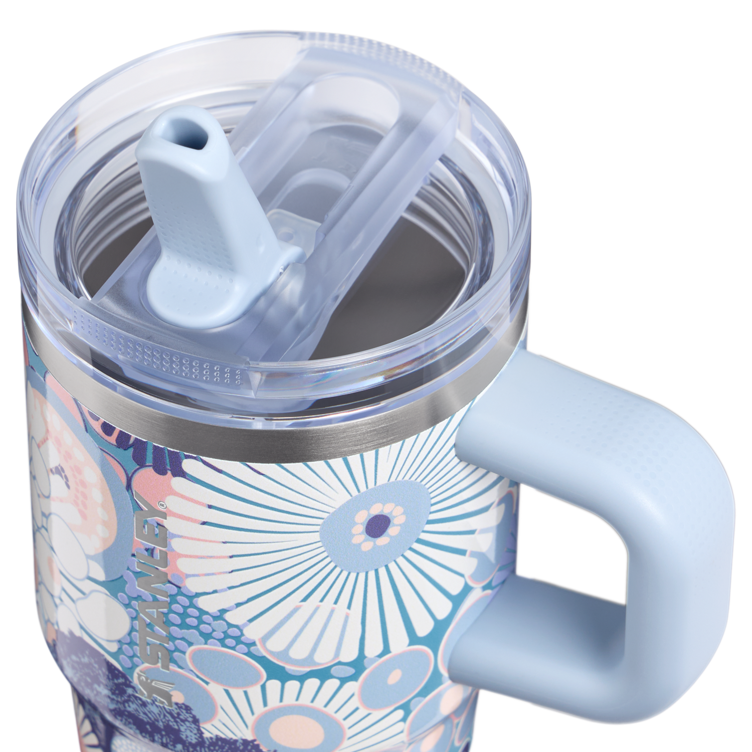 Stanley 1913 The Quencher ProTour Flip Straw Tumbler 20 OZ in Blue Dream Wildflower | View 2