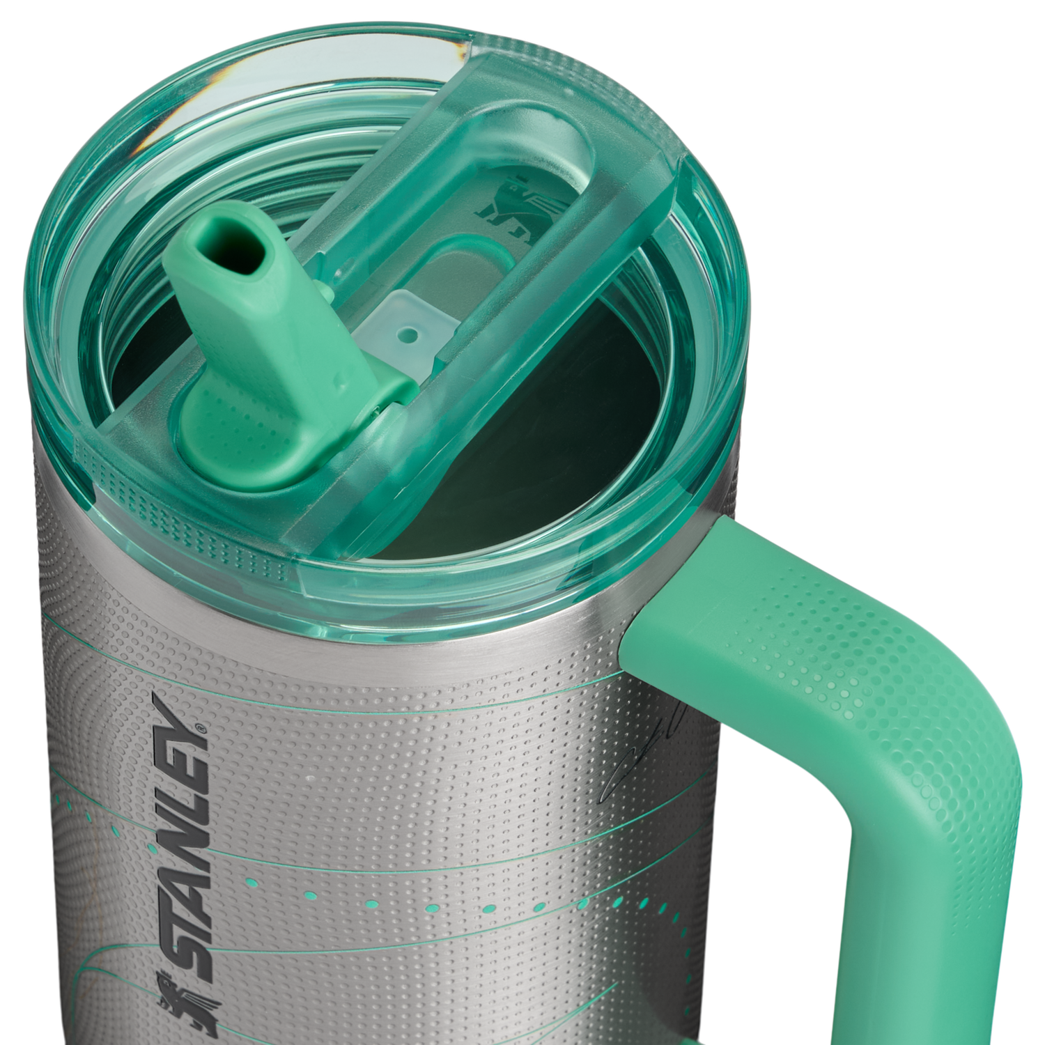 Stanley 1913 Stanley 1913 x Caitlin Clark Quencher® ProTour Flip Straw Tumbler 30 OZ in Caitlin Clark Future | Lid Detailed View