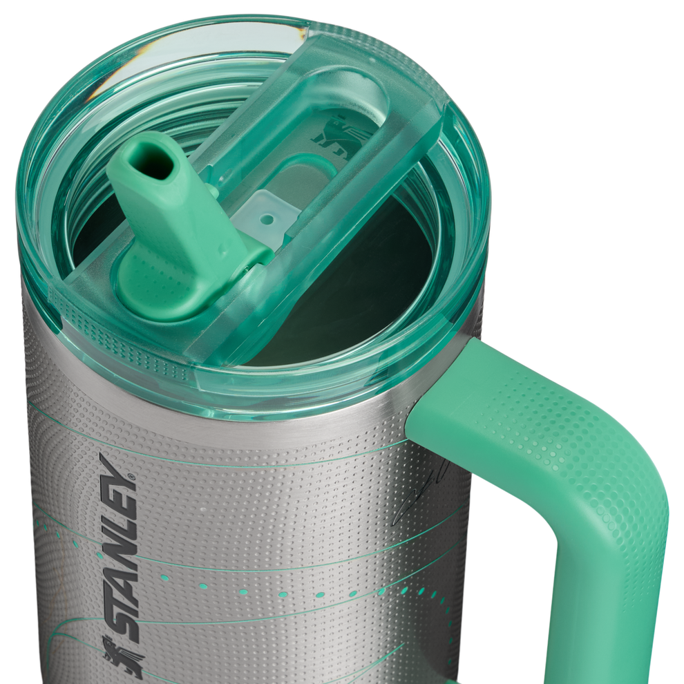 Stanley 1913 Stanley 1913 x Caitlin Clark Quencher® ProTour Flip Straw Tumbler 30 OZ in Caitlin Clark Future | Lid Detailed View