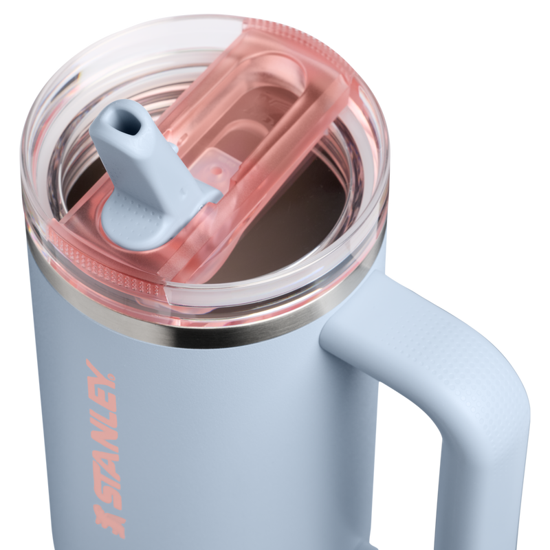 Stanley 1913 The Quencher ProTour Flip Straw Tumbler 30 OZ in Blue Dream | Lid Detailed View