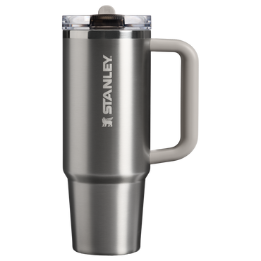 Stanley 1913 The Quencher ProTour Flip Straw Tumbler 30 OZ in Stainless Steel Ash | Front View