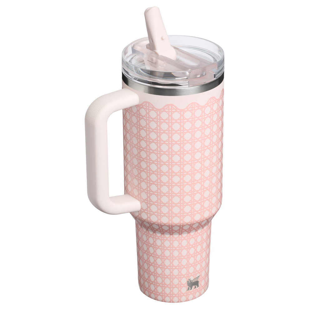 Stanley 1913 The Quencher® ProTour Flip Straw Tumbler 40 OZ in Rose Quartz Rattan
