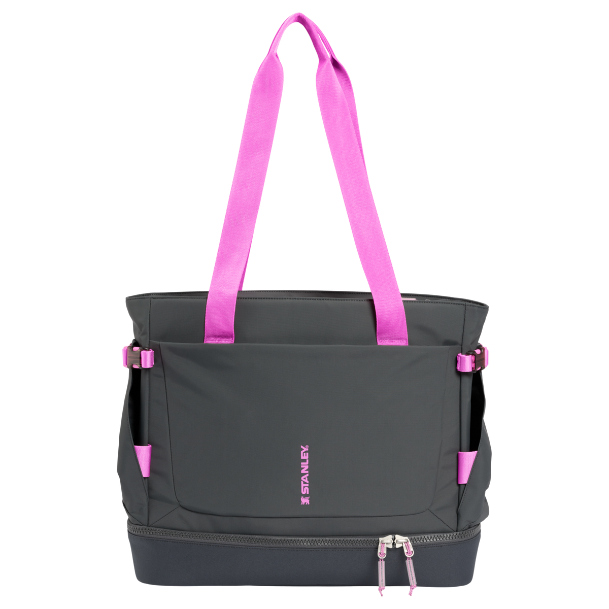Stanley 1913 The Vitalize™ Tote 27.6 QT in Charcoal Hot Pink | Front View